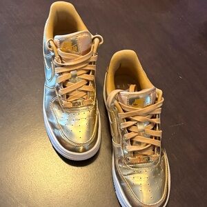 Nike Shimmering Gold Sneakers